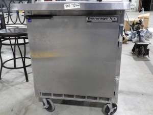 BEVERAGE AIR DELI PREP CONVERTED TO UNDER THE COUNTER FRIDGE