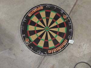 REAL HORSE HAIR STEEL TIPPED DART BOARD