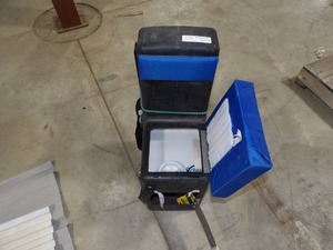 ICE FISHING CHAIR W STORAGE & DRINK HOLDER