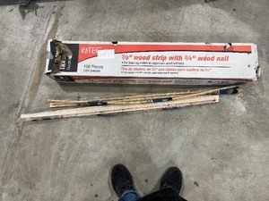 WOOD TACK STRIP