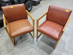 lot 16 image: Red Chairs, Two (539968)