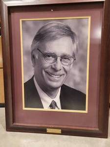 lot 33 image: Framed Picture (53189) Portrait of Robert H Bruininks