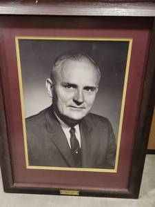 lot 52 image: Frame Picture (531872) Portrait of O. Meredith Wilson