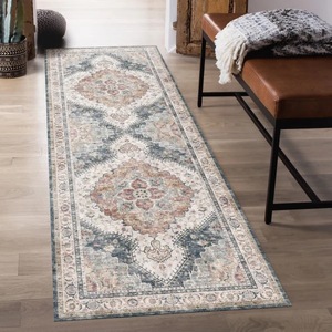lot 17 image: Wyatt and Ash 24inx72in Washable Runner