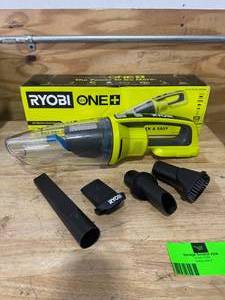 lot 24 image: RYOBI PCL702B ONE 18V Cordless WetDry Hand Vacuum (Tool Only) - C50