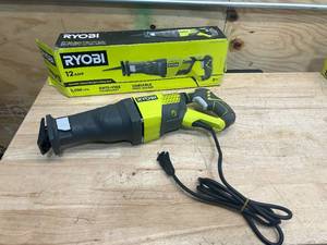 lot 10 image: RYOBI RJ186V 12 Amp Corded Reciprocating Saw - D89