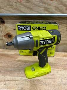 lot 53 image: RYOBI PCL265B ONE 18V Cordless 12 in. Impact Wrench (Tool Only) C139