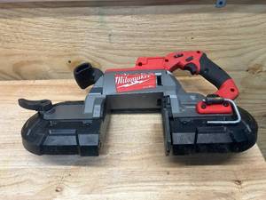 lot 36 image: MILWAUKEE 2729-20 M18 FUEL 18V Lithium-Ion Brushless Cordless Deep Cut Band Saw (Tool-Only) - D379
