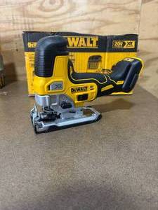 lot 81 image: DEWALT DCS335B 20V MAX XR Cordless Barrel Grip Jigsaw (Tool Only) - B199