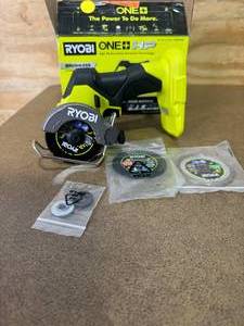 lot 89 image: RYOBI PSBCS02B ONE HP 18V Brushless Cordless Compact Cut-Off Tool (Tool Only) - B119