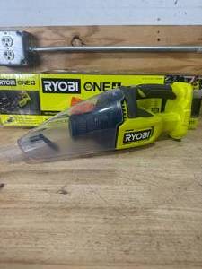 lot 135 image: RYOBI PCL705B ONE 18V Cordless Multi-Surface Handheld Vacuum (Tool Only) - C30