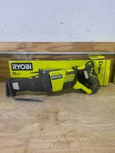 lot 138 image: RYOBI RJ186V 12 Amp Corded Reciprocating Saw - B89