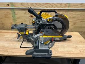 lot 119 image: DEWALT DCS781 60V Lithium-Ion 12 in. Cordless Sliding Miter Saw (Tool Only) - D699