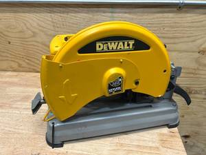 lot 120 image: DEWALT D28715 15 Amp Corded 14 in. Cut-Off Saw - D219