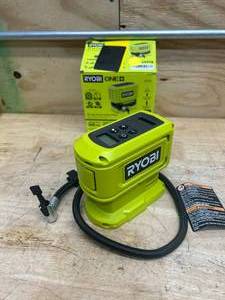 lot 155 image: RYOBI PCL001B ONE 18V Cordless High Pressure Inflator (Tool Only) - B39.97