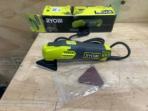 lot 156 image: RYOBI DS1200 0.4 Amp Corded 2-78 in. Detail Sander - B59
