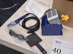 lot 40 image: Hakko 24V-140W Hot Air Handpiece Conversion Kit 4-piece FM2029-01