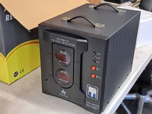 lot 46 image: Automatic Voltage Regulator New 10000 Watt Power Converter Stabilizer 110V220V Transformer DAVR-10000 PRO