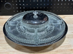 lot 15 image: Vintage Kromex Lazy Susan