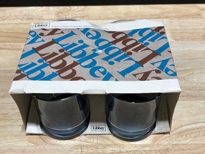 lot 18 image: Libby Dusky Blue Low Ball Tumblers
