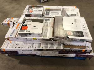 lot 27 image: Pallet of Mixed Assorted Flooring Various Models and Conditions  Customer Returns See Pictures