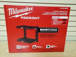 Milwaukee Pack out 2 Shelf Racking Kit