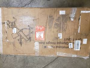 Body Champ Olympic Weight Bench with Preacher Curl