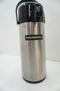 lot 39 image: Bloomfield 74oz air pot stainless steel