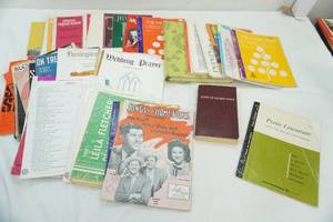 lot 47 image: large lot of sheet music & piano books