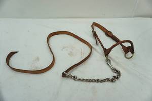 lot 91 image: bridle with a lead strap