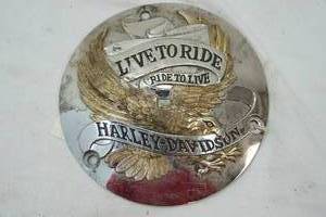 lot 93 image: Harley Davidson crankcase cover
