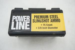 lot 163 image: Premium Steel Slingshot Ammo 38 diameter
