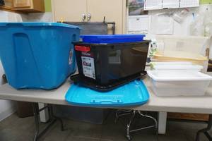 lot 195 image: storage totes