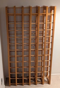 lot 69 image: Wood Wine Storage Rack