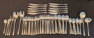 lot 65 image: Vintage WMF Cromargan Flatware Set