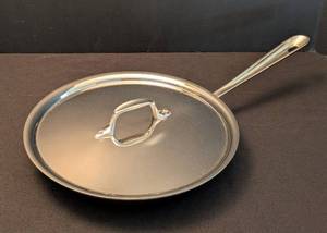 lot 38 image: All Clad D3 Stainless 10 Skillet