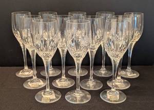 lot 35 image: Mikasa Arctic Lights Crystal Wine Glass Set