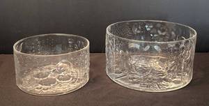 lot 12 image: Pair of iitala Oiva Toikka Flora Bowls