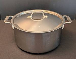 lot 19 image: All Clad Stainless Stock Pot