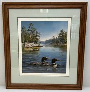 lot 18 image: Framed Behind Glass Pencil Signed James Meger ARTIST PROOF Legacy Limited Edition Print 3775 27 x 29 12