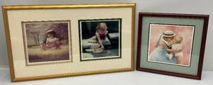 lot 20 image: Framed Behind Glass Zolan Limited Edition Prints 4378  16 12 x 16 12 & 67178 19 x 32 12