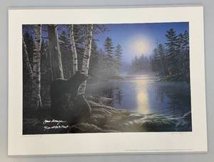 lot 42 image: Unframed James Meger Pencil Signed (ARTISTS PROOF) Bear Necessities 37150  20 38 x 27 12 Overall Paper Size (In Protective Envelope)
