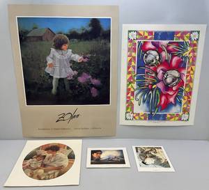 lot 87 image: Misc. Collectible Posters Including Marian Anderson & Sandra Kuck Prints & More
