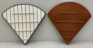 lot 100 image: Misc. Baseball Card Display Shelves