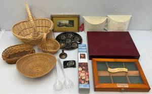 lot 112 image: Misc. Household Dcor, Display Boxes & More