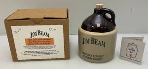 lot 172 image: Vintgae Miniature 6  Jim Beam Collectible Jug 530 Limited Edition In Original Box (New Old Stock)
