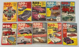 lot 174 image: Misc. 1950s Vintage Miniature  Rod & Custom Magazines
