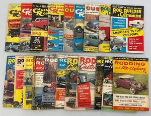 lot 175 image: Misc. 1950s Vintage Miniature  Rodding & Re-Styling Magazines