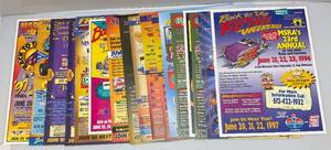 lot 203 image: Misc. Vintage Back To The 50s Posters (Perfect For Man Cave Dcor)