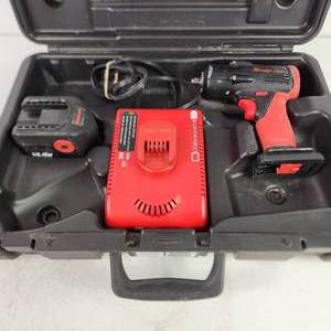 Snap-On 38 Driver Drill With Battery And Charger Tested Works Great Condition